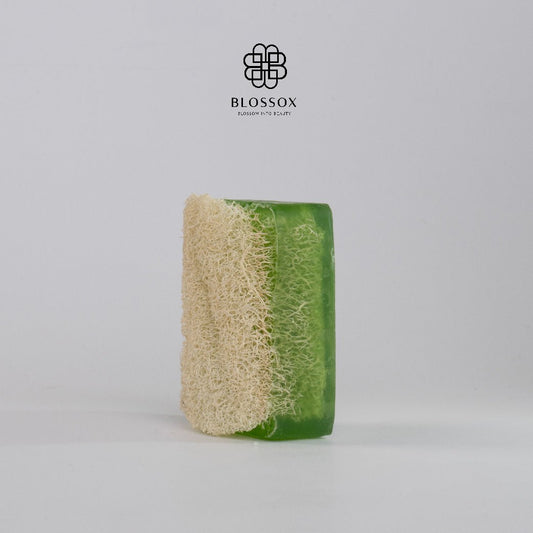 Biolea's Aloe Vera Soap with Natural Pumpkin Fiber - Blossox