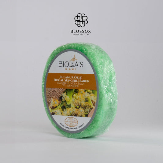 Biolea's Linden Flower Soap with Sponge - Blossox